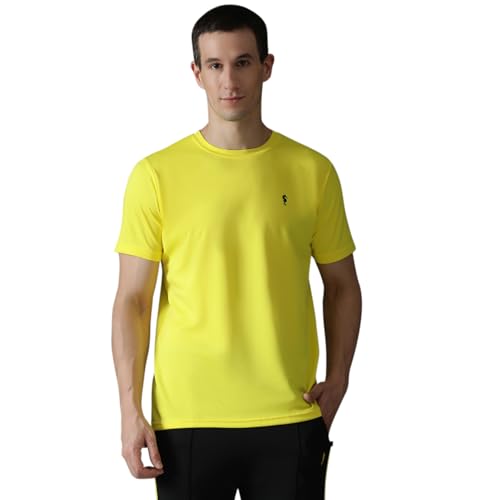 Image of EPPE Men's Round Collar T-Shirt | Regular & Dry Fit Summer Stylish Casual Tee | Polyester Half Sleeve T-Shirts for Men.