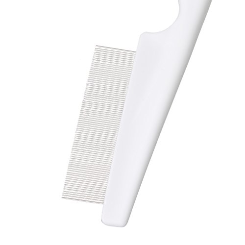 Dearanswer White Pet Comb Flea Comb Dense Tooth Comb Pet Supplies - Image 4