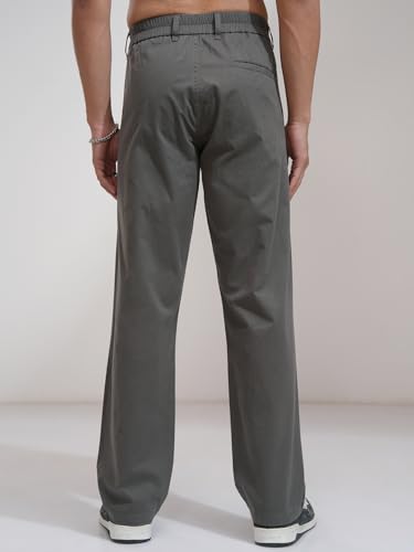 Image of Highlander Men's Carperter Fit Casual Trousers| Relaxed Fit | Perfect for Casual Outings,Travel & Work Wear | Trouser for Men