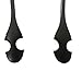 SANTOOR STICKS, 1 PAIR, Ebony