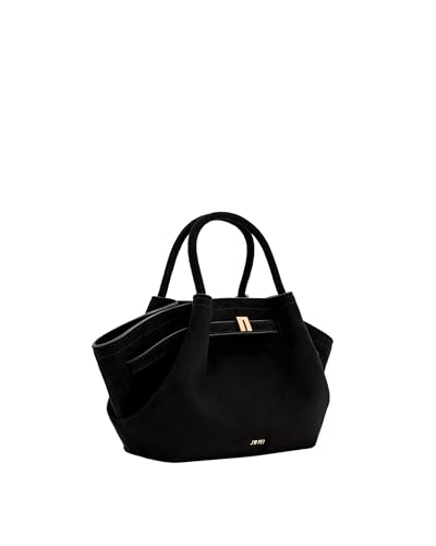جيه دبليو بي اي اي شنطة يد كبيرة توت صغيرة للنساء من هانا - شمواه صناعي اسود