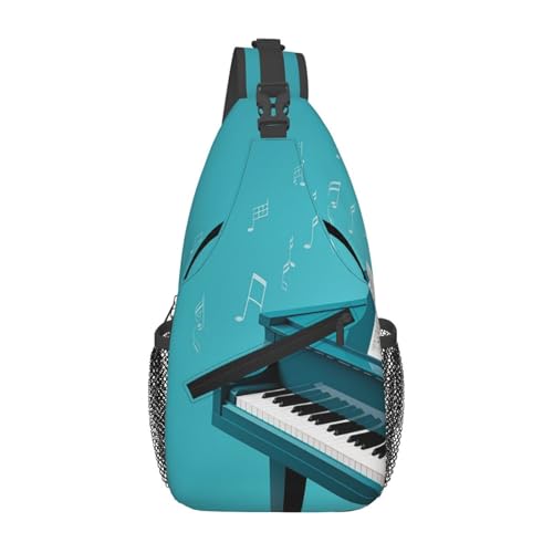 Mochila cruzada tipo sling para senderismo unisex miniatura 2