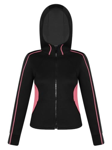 Chaqueta para mujer con cremallera completa para surf y snorkeling miniatura 4