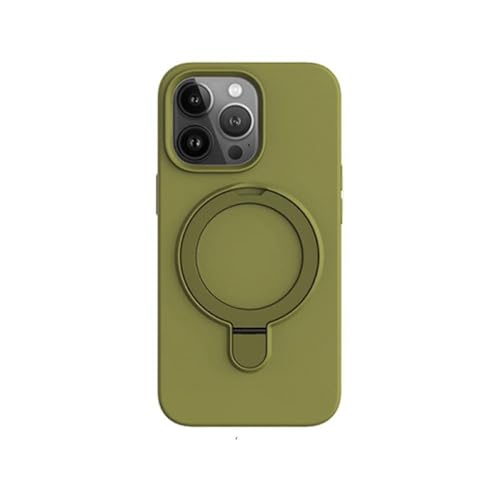 Coque iPhone 15 Pro Max Antichoc avec Support Métal Aimanté pour Chargeur Sans Fil