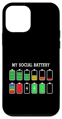 Funny Introvert Humor Energy Level Graphic Anti Social Fun �X�}�z�P�[�X iPhone 12 mini �p