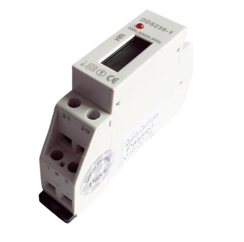 Compteur d'énergie monophasé DDS238-1 220V 32A pour rail DIN