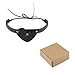 HKSICHENGKEJI Pirate Eye Patch Leather Eye Patch Adjustable Eyepatch for Right/Left Eye Vintage Eye Cover Eye Mask Halloween Pirate Costume