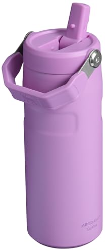 Image of Stanley IceFlow Flip Straw 2.0 Water Bottle 16 oz | Built-In Straw with Larger Opening | Lightweight and Leak Resistant | Insulated Stainless Steel | BPA-Free | Lilac