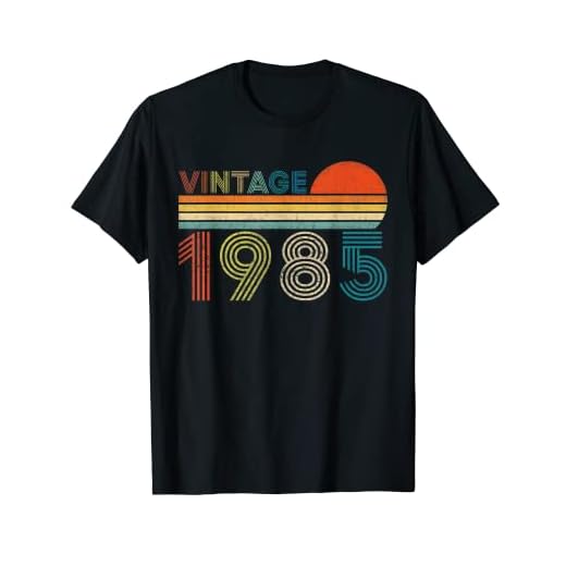 37 Años Cumpleaños Hombre Mujer Vintage 1985 Hecho En 1985 Camiseta