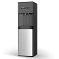 Euhomy Self-Cleaning Bottom Loading Water Dispenser, 3 Temperatures - Cold/Hot/Warm, with Child Lock, Display Light, Suitable for Apartments, Schools, Companies, Black