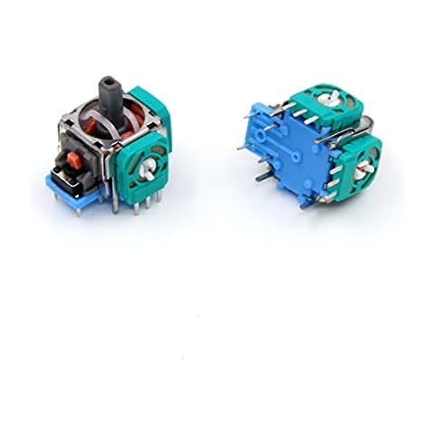 2 Pcs 3D Analog Joystick Thumb Stick Thumbstick Sensor Module Potentiometer for PS5 Controller Accessory Replacement Cover
