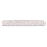 Nagelfeilen-Set, Maniküre-Werkzeug, Tropfenform, Holz, für Zuhause und Salon, Weiß, 10 Stück