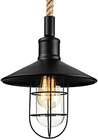 LAKIQ Vintage Hanging Pendant Light 