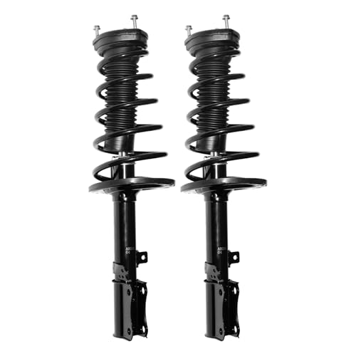 Rear Pair Complete Struts Assembly Coil Springs Replacement for Toyota Camry/Solara Lexus ES330 2004 2005 2006 Shock Absorbers 172207 172208 15351 15352