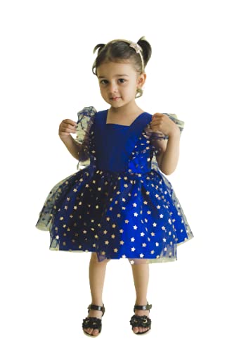 royal blue frock dress
