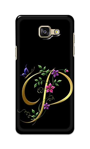 Image of Printed Hard Back Cover Case for Samsung Galaxy A5 2016 Back Cover (Alphabet P) -1803