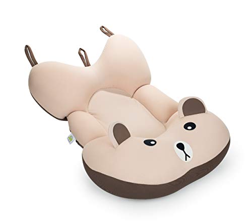 Almofada de Banho Urso Zeca - Tamanho P, Baby Pil, Marrom