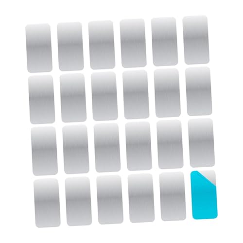 Colcolo 24 PCS Cubiertas de ventilación de aire acondicionado reemplazar placas de metal profesionales portátiles para registros de techo