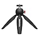 Sennheiser MKE 400 + Mobilgeräte-Set | Direktionales Kamera-Direktmikrofon mit Smartphone-Klemme und Manfrotto PIXI Mini-Stativ (509257)