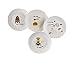 180 Degrees Busy Bees Melamine 7.5" Plates - Set of Four,multi