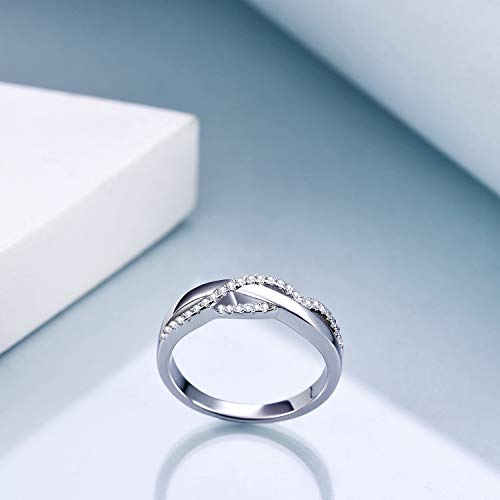 Ucadrit Personalized Engraved Names Rings Promise 925 Sterling Silver Spiral Twist Name Rings For Couple Women Girlfriend Custom Twist Graduation Rings Jewelry (Name Ring-01) #TOP3