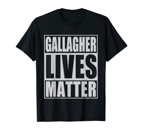 Gallagher Lives Matter Familia irlandesa apellido Día de San Patricio Camiseta