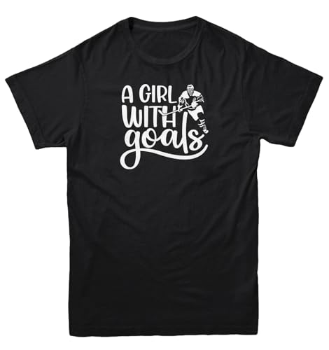 Haase Unlimited A Girl with Goals - Sports Hockey Youth T-Shirt