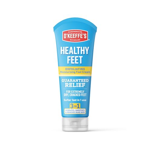 O'Keeffe'S Healthy Feet - Tubo Esfoliante Per Piedi, 80 Ml, Crema Per Piedi Molto Secchi, Talloni Screpolati E Piedi | Piedi Più Morbidi In Un Solo Us