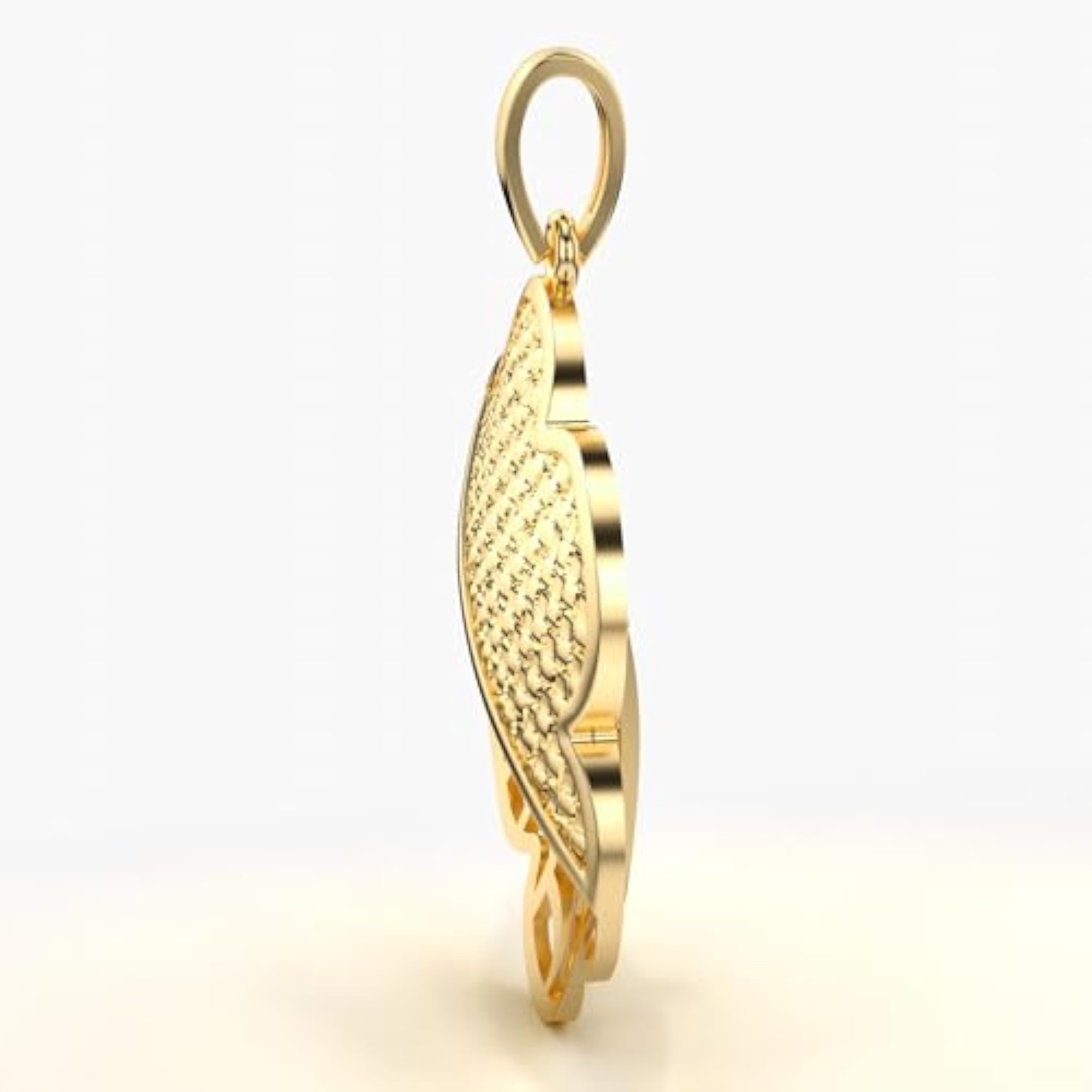 Women's Sterling Silver & Certified Lab Grown Diamond Pendant, 0.11cts