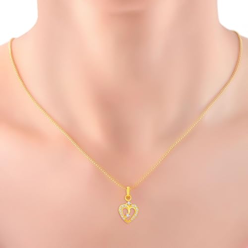 Malabar Gold and Diamonds 22KT Yellow Gold Pendant for Women - Image 4