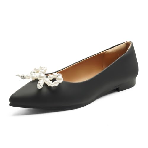 Image of FUNKYMONKEY Women's Classic Ballet Flats Casual Comfort Slip On Flats Shoes
