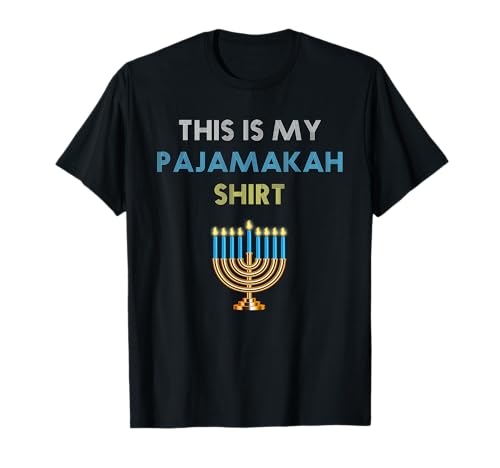 Funny Hanukkah Pajama - This is My Pajamakah Gift T-Shirt