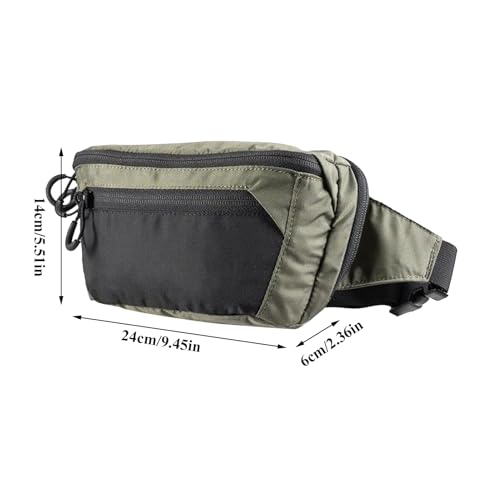 Riñonera impermeable exterior con correa ajustable y diseño compacto ligero 5
