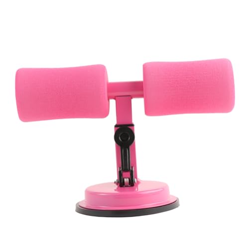 NAMOARLY Portable Sit Up Exercise Bar for Abdominal Training Multipurpose Fitness Tool for Core Strength and Pink