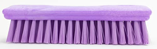 Image of SPARTA Comfort Grip Scrub Brush Hand Brush for Bathroom, Kitchens, Countertop, Plastic, 8 Inches, Purple
