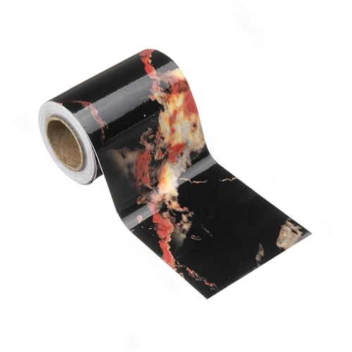 sourcing map Papel tapiz de grano de madera de 3 pulgadas x 16.4 pies, PVC, autoadhesivo, marco texturizado, impermeable, papel tapiz decorativo para pared, para suelo, puerta, mesa, gabinetes