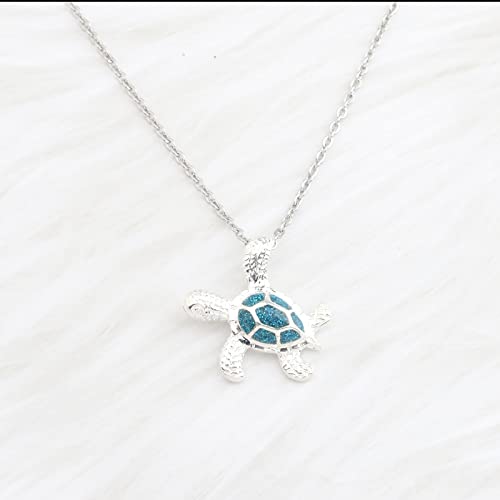 BLEOUK Sea Turtle Necklace With Card - Turtle Lover Jewelry, Lucky Going Away Gifts for Friends4