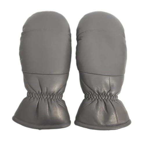 Gants en cuir pour femme hiver sport grand format chaud et confortable