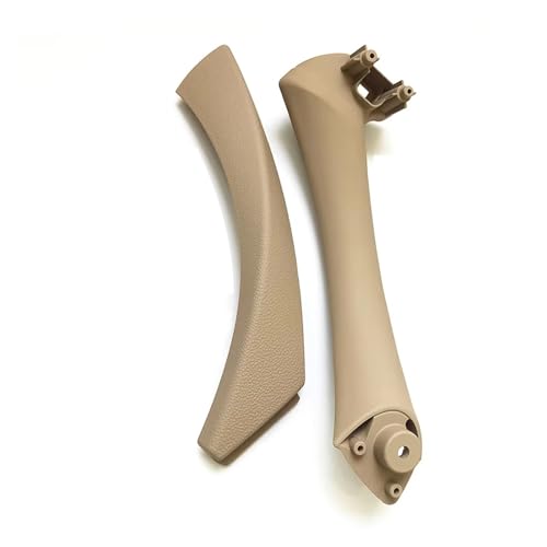 Tirador Puerta para Serie 3 para E90 para E91 para E92 para 316 para 318 Tirador De Puerta Interior Izquierdo Y Derecho con Moldura De Cubierta Tirador Puerta Derecha(Beige Left)