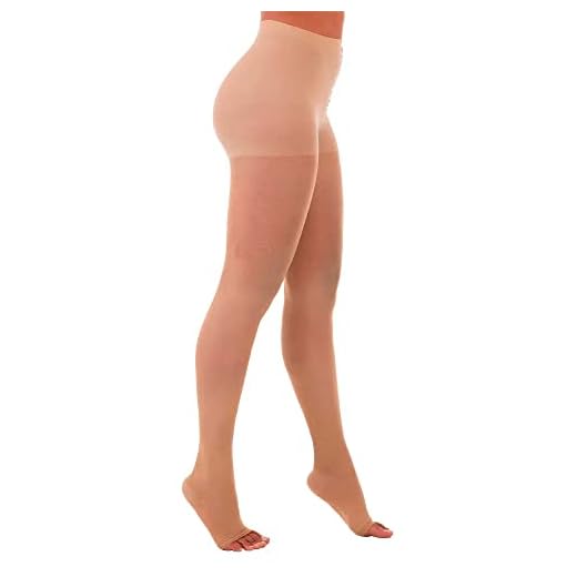 Meia Calça Venosan 6000 Média Compressão Ponteira Aberta (20-30 mmhg) BG-Bege M