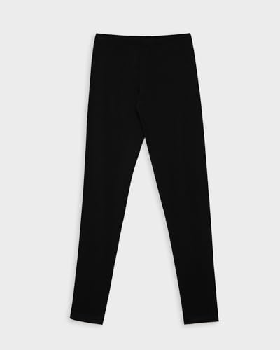 Inside Leggings para Mujer en color negro de algodón elástico 4