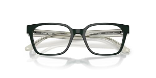 Image of Emporio Armani mens Ek3013u Universal Fit Rectangular Prescription Eyewear Frames
