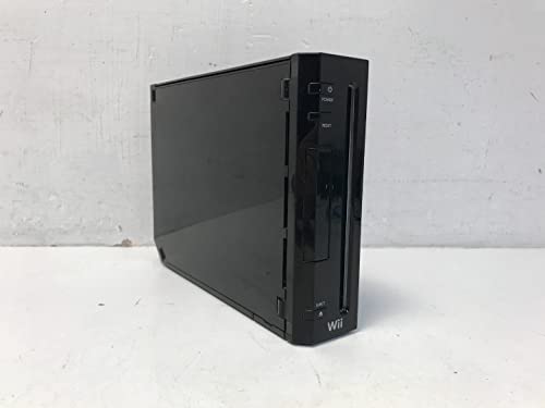Nintendo Wii Console (Black) with Wii Sports + Wii...