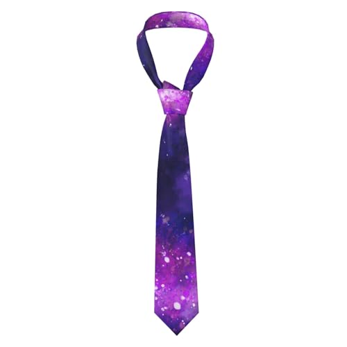 Anceky Corbatas de moda con diseño de galaxia pintada 🔥