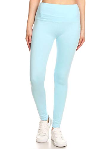 Image of Leggings Depot High Waisted Leggings for Women Buttery Smooth & Soft Women's Solid Yoga - Reg, Plus, 1X3X, 3X5X