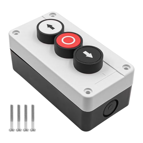 Pulsante di controllo di arresto Pulsante di illuminazione Scatola della stazione Su e giù Scatola interruttori momentanei Interruttori a pulsante per il controllo industriale