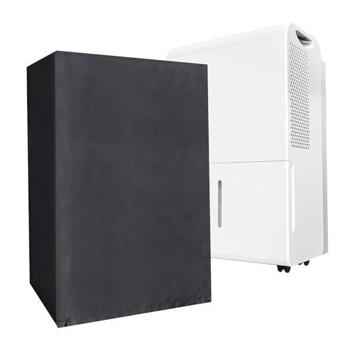 FlexiDapt Dehumidifier Dustproof Cover for Large Dehumidifiers in Bedrooms or Living Rooms, Universal Waterproof Home Appliances Cover, Black