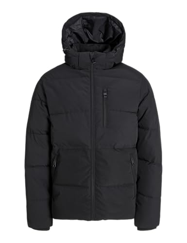 JACK & JONES Herren Jjeowen Puffer Sn, Black, xx_l – Ansicht 1