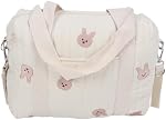 Poussette Organisateur Sac, Grand Cotton Hanging Storage avec plusieurs poches zippées pour les couches Jouets Baby Essentials, Durable Multifonctionnel Pousset Sac pour mamans Voyage à l'usage quotidien