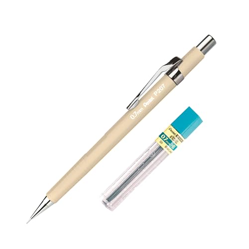 Pentel Lapiseira P200 Cores Tradicionais Japonesas 0.7mm Kuwazomê Bege + 1 Grafite SM/P207-JYM